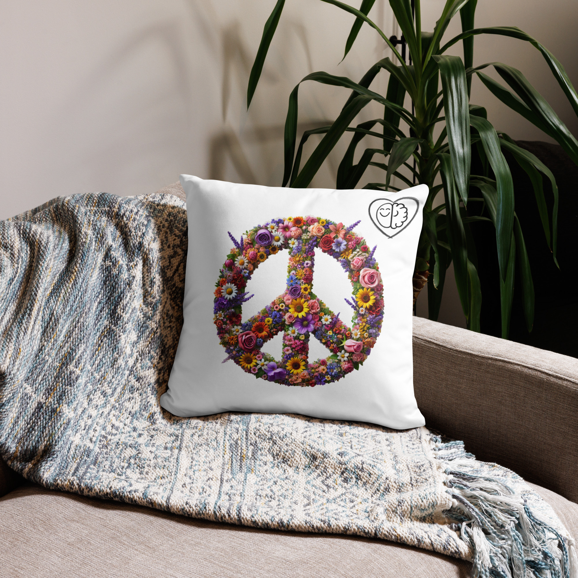 Flower Peace – Kissenbezug