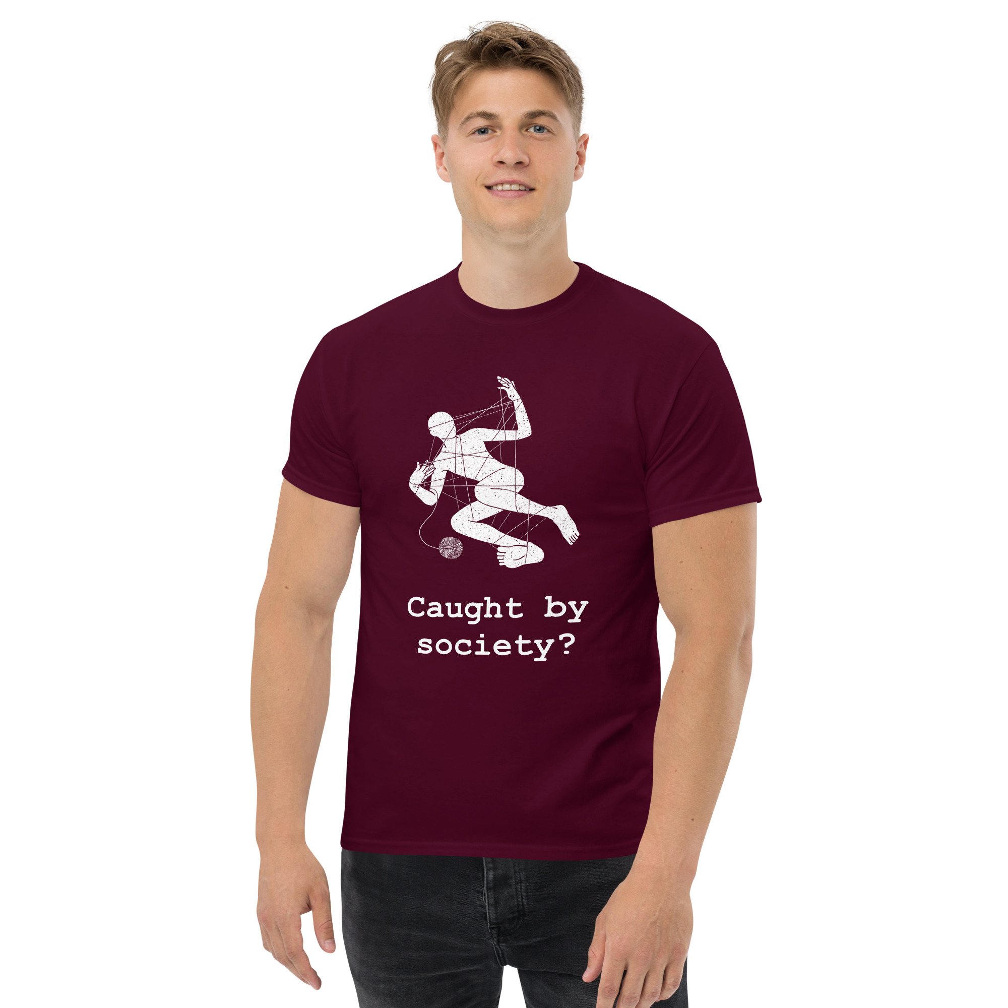 Caught by society – (unisex, dark)