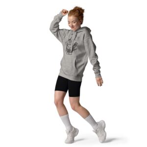 Tausche innere gegen frei gew&auml;hlte &auml;u&szlig;ere Fesseln (Unisex-Hoodie, pastell)